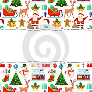 Colorful Christmas pattern