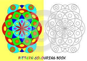 Pattern colouring book - cdr format