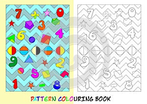 Pattern colouring book - cdr format