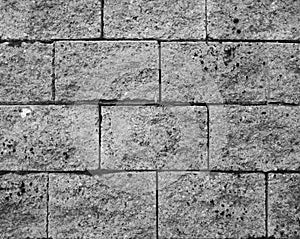 Pattern of concrete block