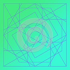 Pattern on the gradient. Content for the designer