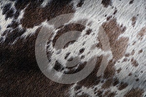 Pattern of cow fur texture