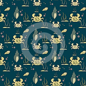 Pattern of crabs