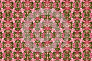 Pattern Curtain style floral background.