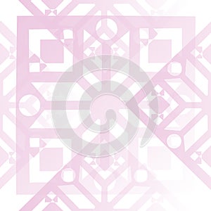 Pattern from decorative pink snowflake for design.