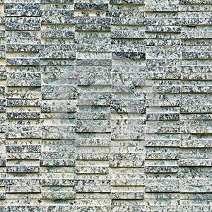 Pattern of decorative slate stone wall