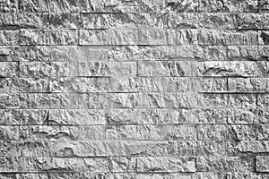 Pattern of decorative slate stone wall surface