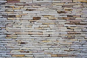 Pattern of decorative stone wall background