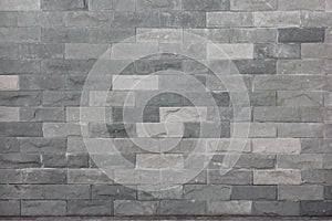 Pattern of decorative white stone wall surface