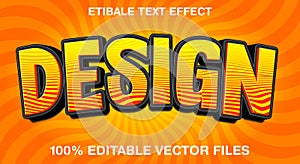 Pattern Design editable text effect vector