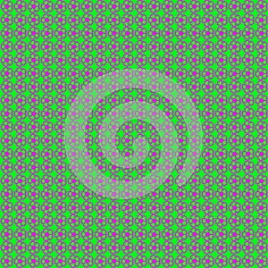 Pattern design with green background