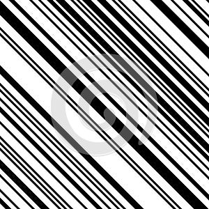 Pattern with diagonal oblique black stripes