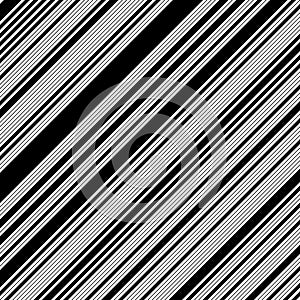 Pattern with diagonal oblique black stripes