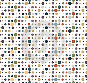 Pattern dot circle earth tone