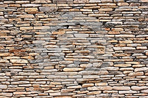 Pattern dry stone wall