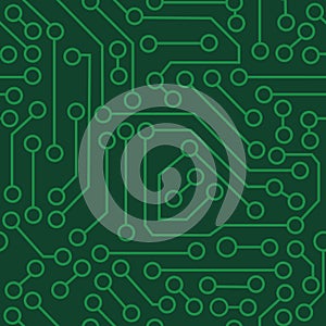 Pattern of electronic circuit