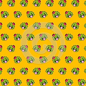 Cactus - emoji pattern 36 photo