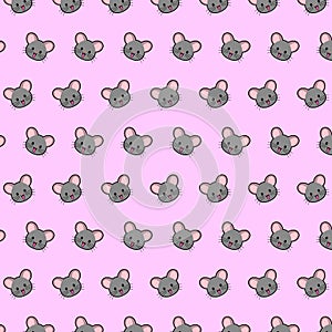 Mouse - emoji pattern 36 photo