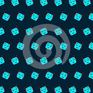 Robot - emoji pattern 36 photo