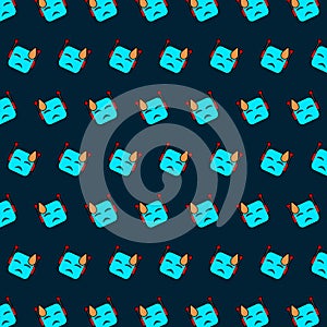 Robot - emoji pattern 42 photo