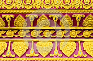 Pattern is encountered in Thailand temple Thailand