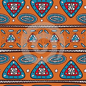 Pattern with ethnic motifs