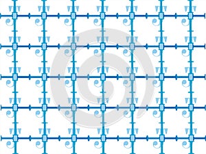 Pattern of ethnic squere variation photo