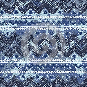 Pattern with ethnic and tribal motifs photo