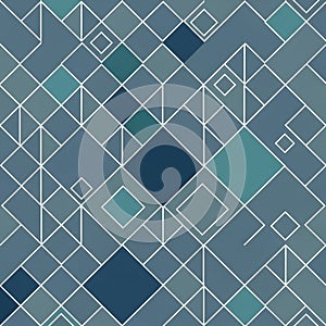 Pattern featuring an arrangement of squares and rectangles in a grid