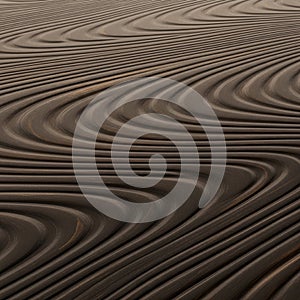 Pattern featuring smooth, wavy lines creating a flowing, rhythmic