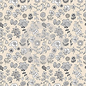 Pattern flower seamless