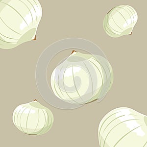 pattern of fresh onions vegetables