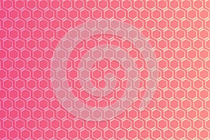 Pattern with geometric elements in pink-gold tones. Gradient abstract background