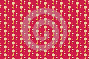 Pattern with geometric elements in yellow-red tones. abstract gradient background