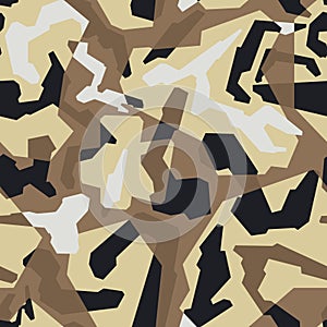 Pattern of Geometric Shapes for Army Clothing, weapon or vechicles