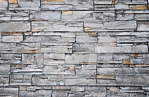 Pattern gray color of stone wall decorative