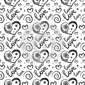 pattern with hearts
