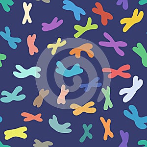 Pattern with a human chromosome