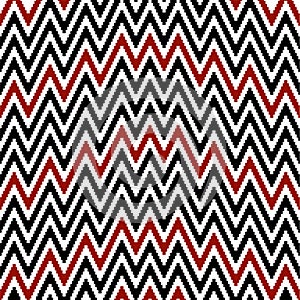 Pattern irregularly zigzag