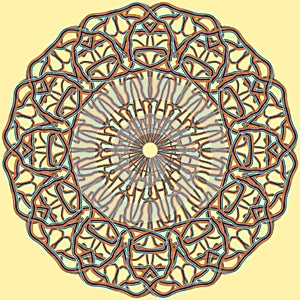 Pattern of kaleidoscope.