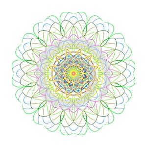 Pattern of kaleidoscope.