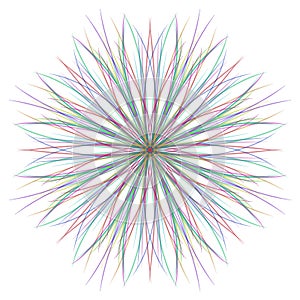 Pattern of kaleidoscope.