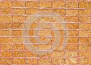 Pattern of laterite stone wall surface