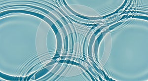 A pattern of light blue concentric