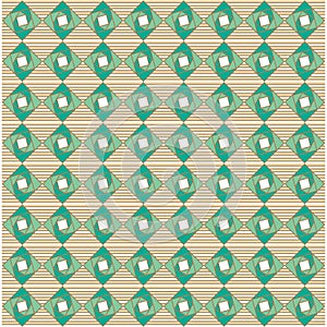 Pattern line art geometric square color vector