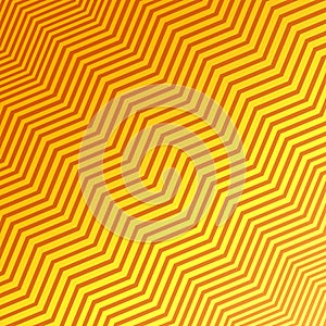 Vector Interlacing Diagonal Yellow and Orange Zigzag Stripes Texture Background photo