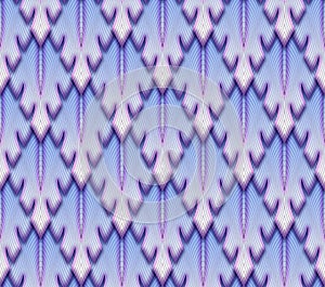 A pattern made of elements similar to birdÂ´s plumage or fish scales