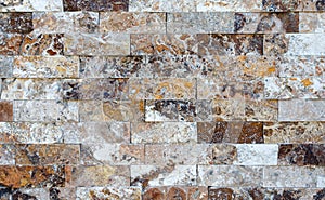 Pattern of marble stone decorative brick wall texture and background