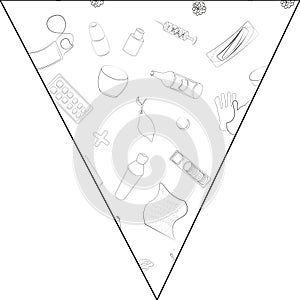 Pattern medical devices on figures