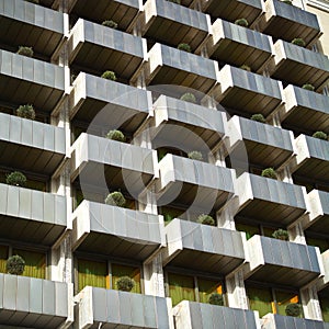 Pattern of modern apartment building